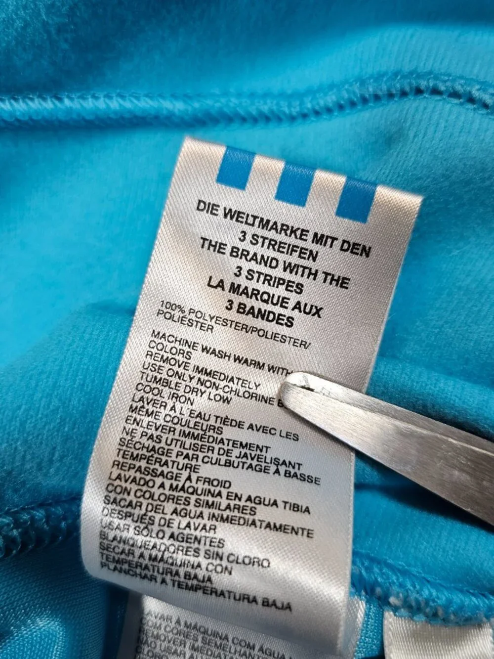 Adidas Originals Track Jacket Mens X-Large Blue Bahamas Soccer Full Zip Top 2007